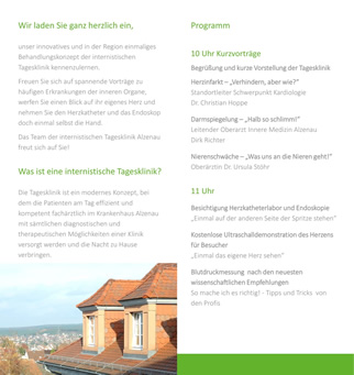 Tag der offenen Tür Klinikum Internistische Tagesklinik Alzenau 26.10.2024