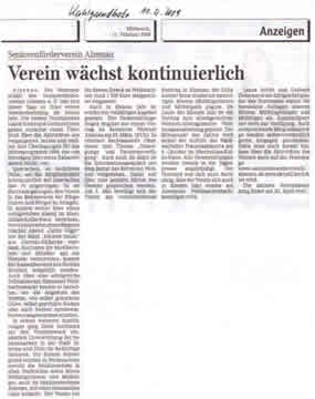 Verein wächst kontinuierlich