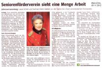 Presseartikel, Main-Echo, 05.11.2012 wg. Mitgliederversammlung